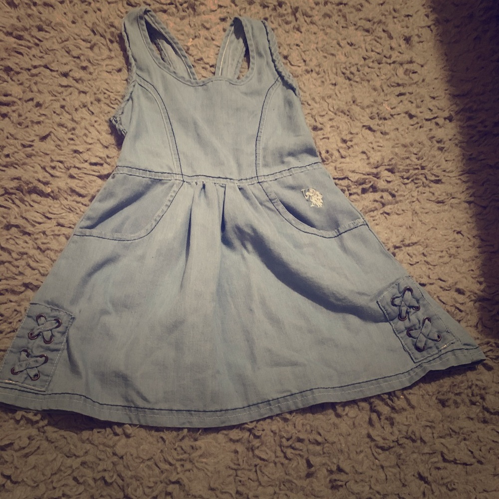 Toddler denim dress